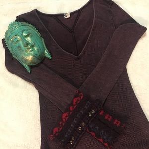 Free people long sleeve shirt